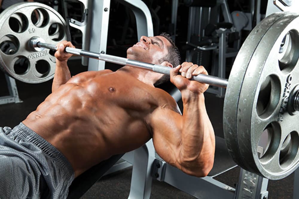 Incline bench press