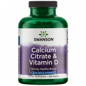 Swanson Calcium Citrate & Vitamin D tabletten