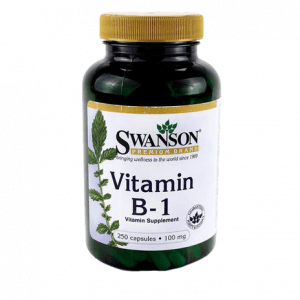 Swanson Vitamine B-1 capsules