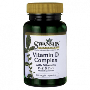 Swanson Vitamine D Complex D2 en D3 capsules