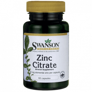 Swanson Zinc Citrate capsules