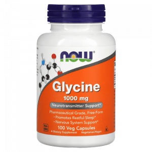 Now Glycine 1000mg capsules