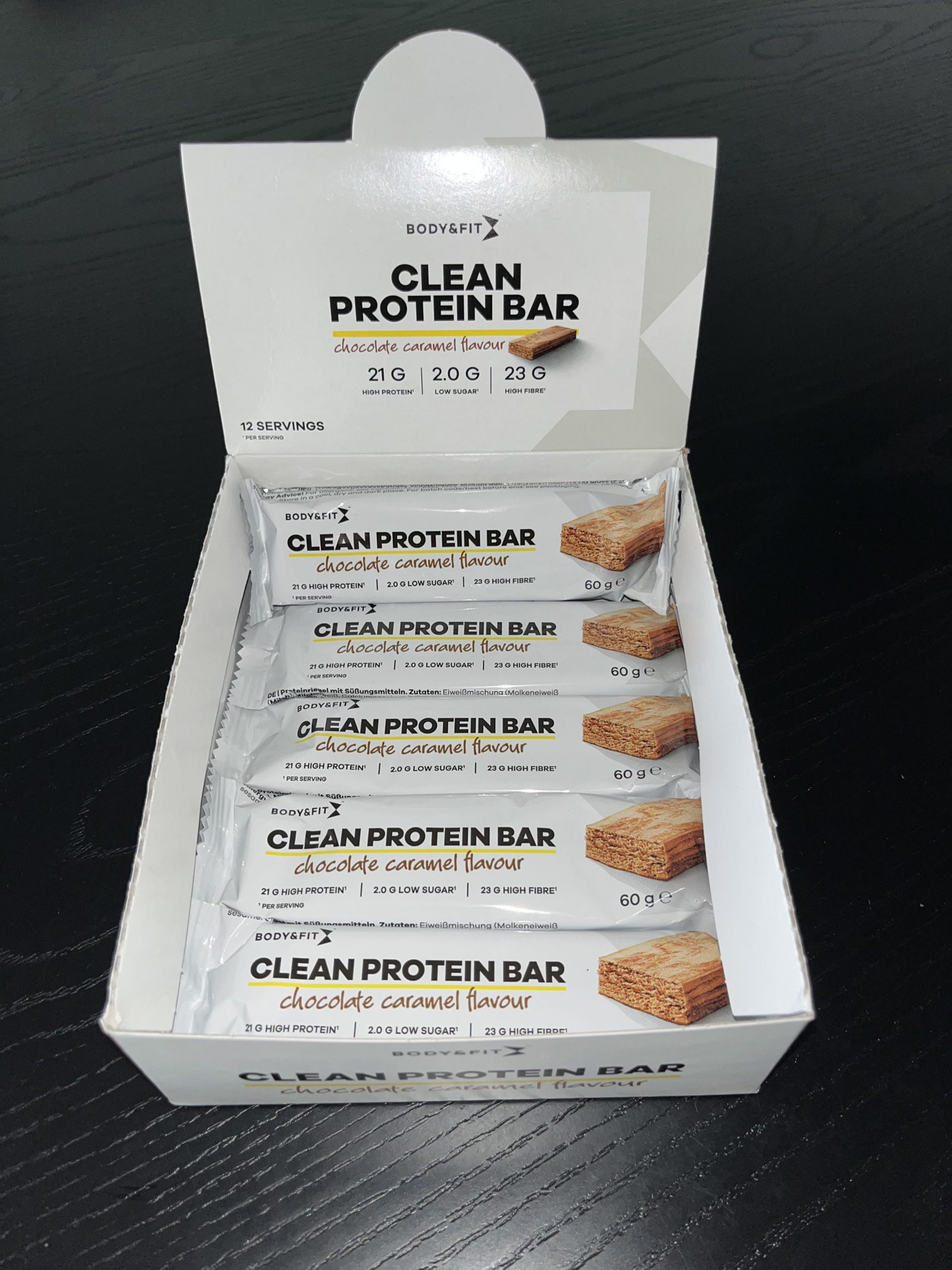 Clean protein bars van Body & Fit getest en reviewed door InfoFitness.nl - product foto 2