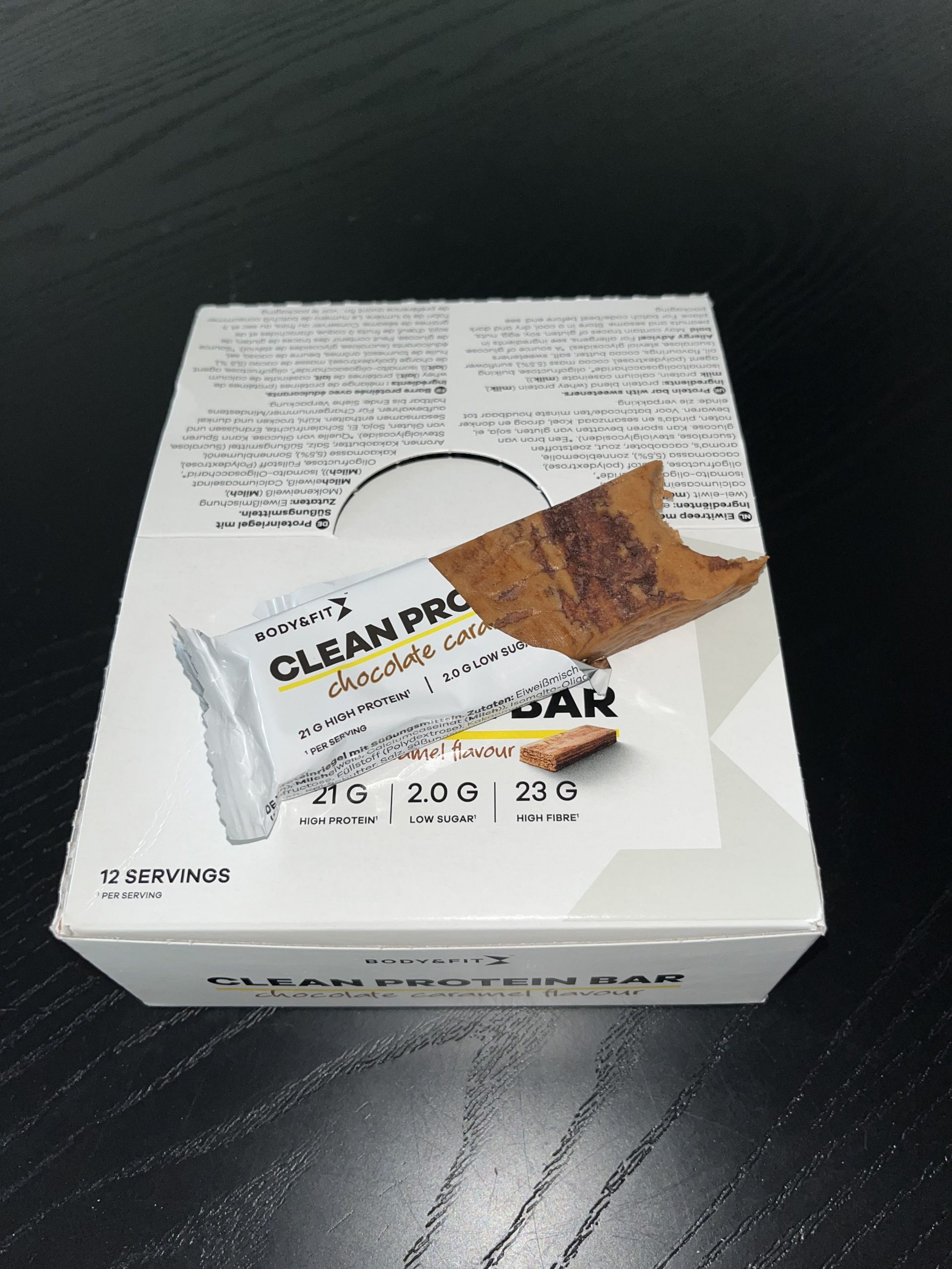 Clean protein bars van Body & Fit getest en reviewed door InfoFitness.nl - product foto 3