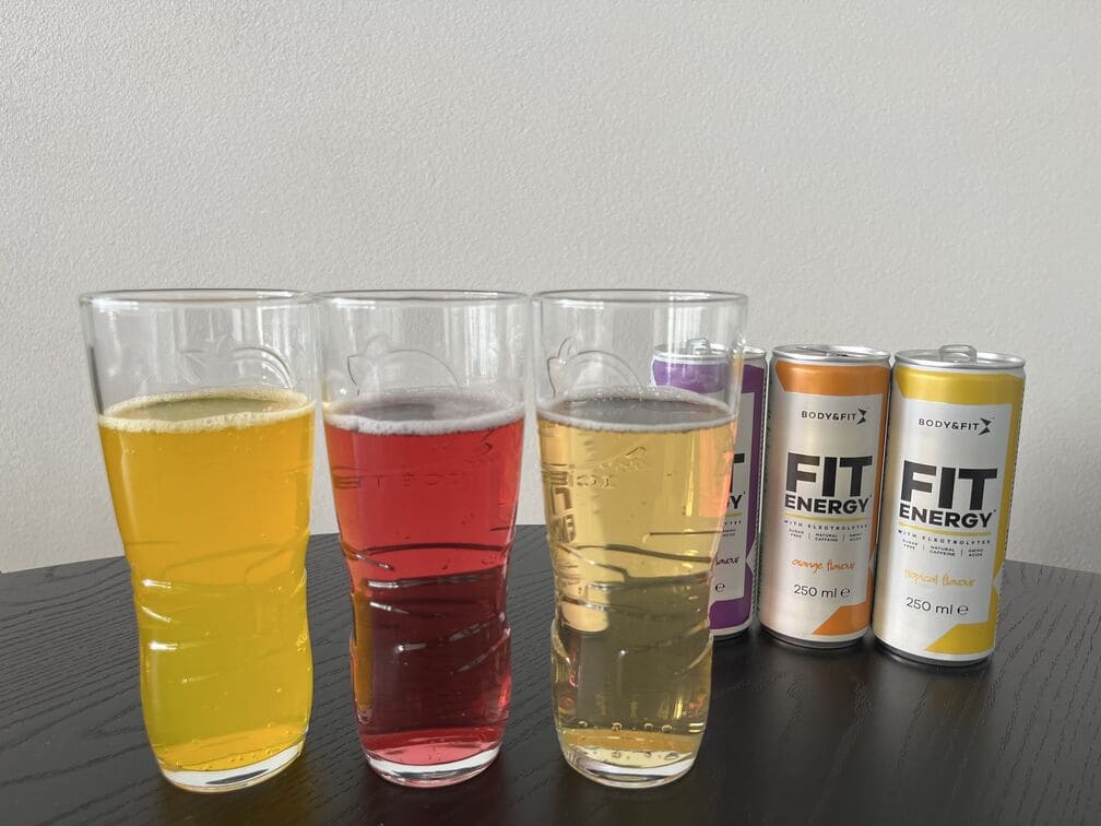 Smaaktest van Fit Energy Drinks Body & Fit door InfoFitness.nl