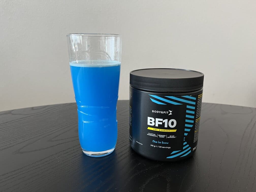 BF10 pre workout van Body & Fit smaaktest door InfoFitness