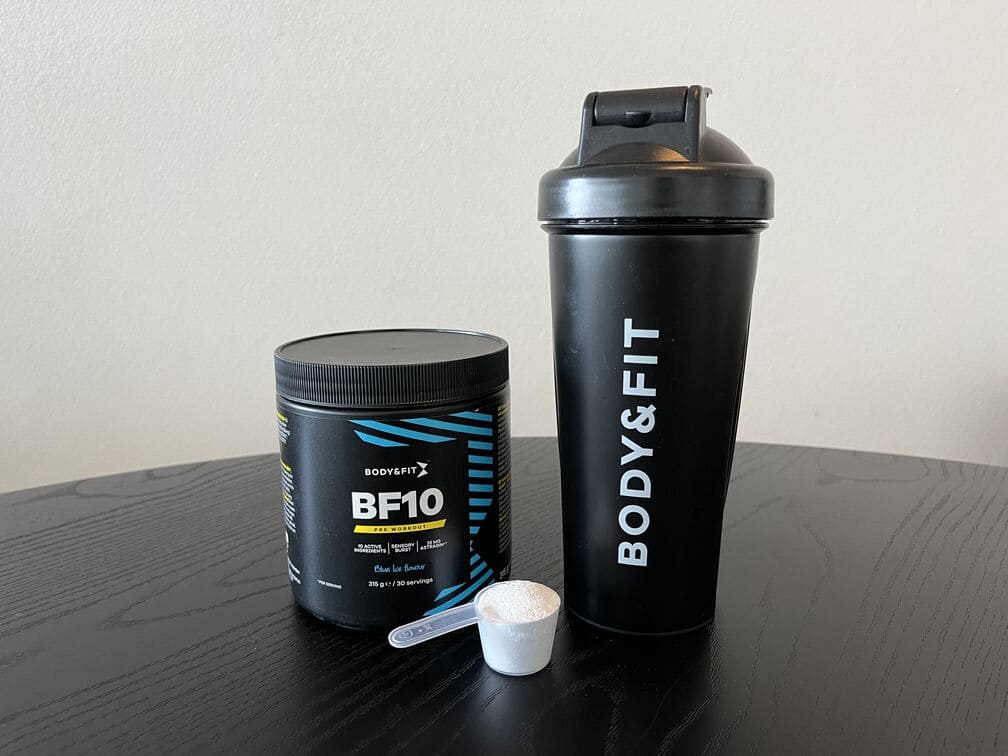 BF10 pre workout van Body & Fit product review door InfoFitness