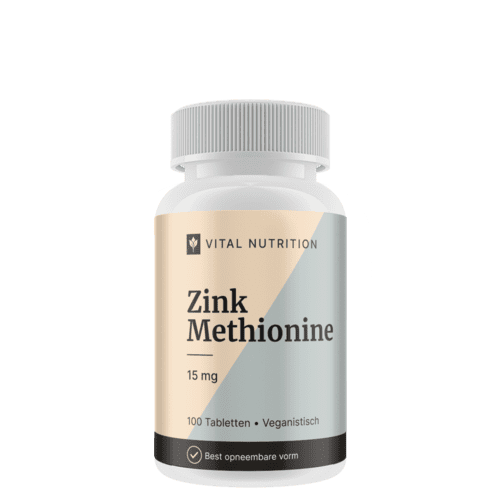 Vital Nutrition Zink Methionine met 100 tabletten