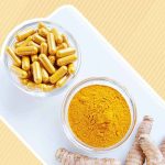 Kurkuma capsules en poeder